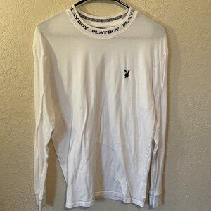 PLAYBOY White Long Sleeve Tee
